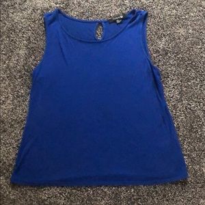 forever 21 blue tank top